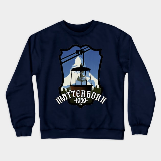 Matterhorn Shield Crewneck Sweatshirt by SkprNck